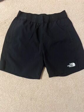 The North Face kids Black Performance Shorts
